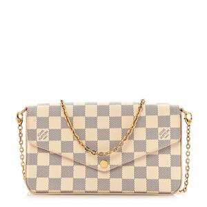 Damier Azur Pochette Felicie Chain #201857L13B